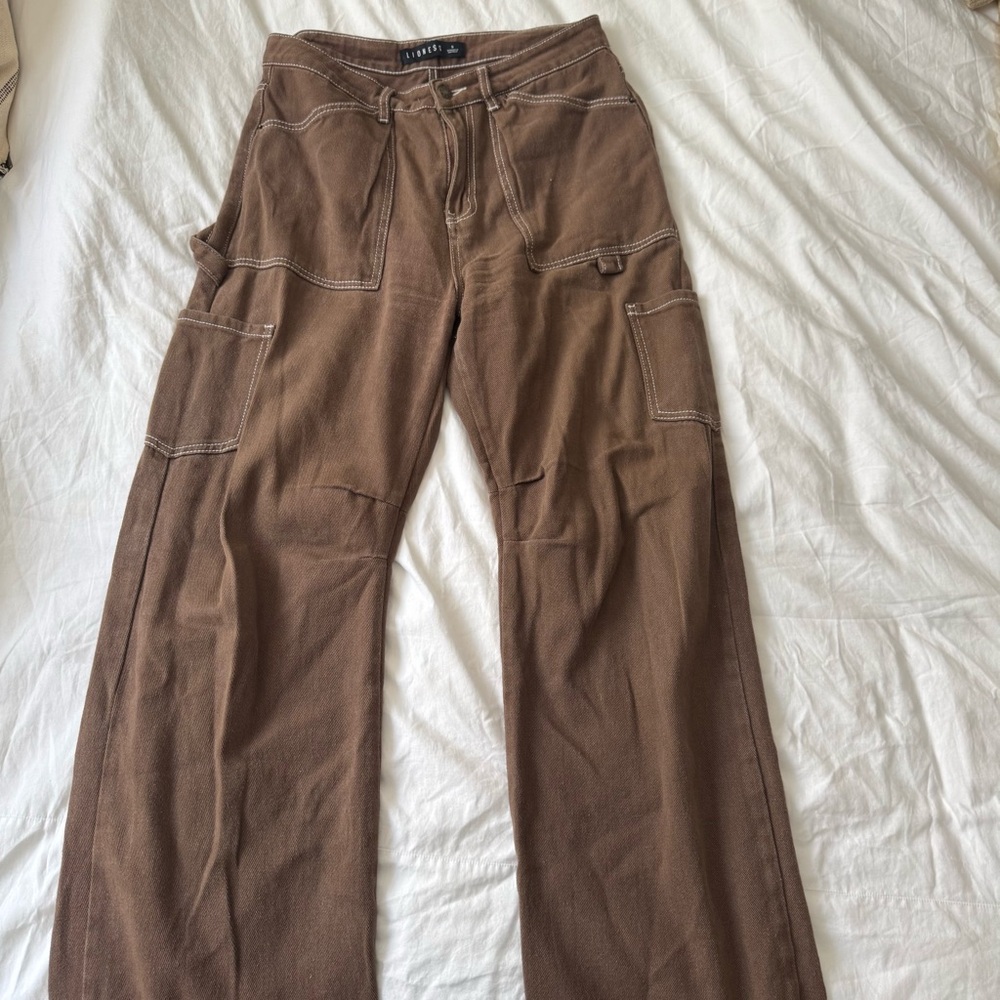 Brown Lioness Cargo Pants